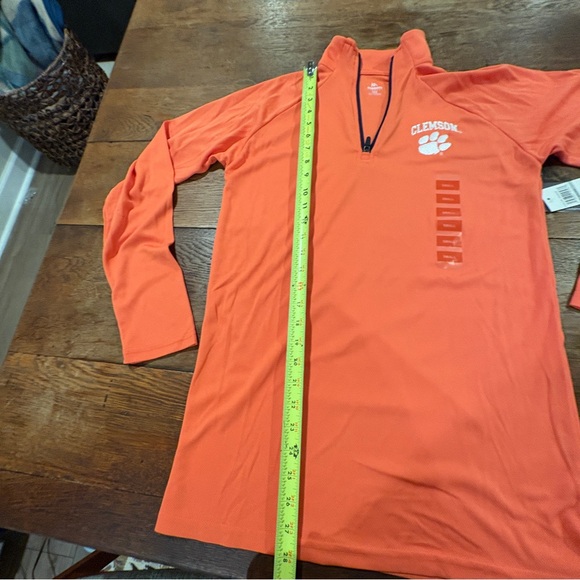 NWT Clemson Tigers Knights Apparel long sleeve 1/4 zip pullover Small - Picture 7 of 10